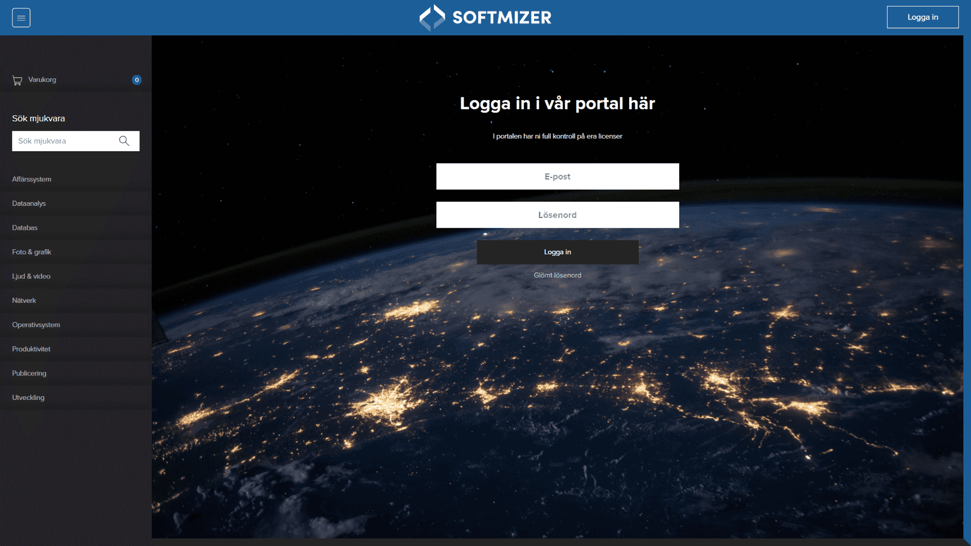 Nu välkomnar vi våra kunder till vår nya portal